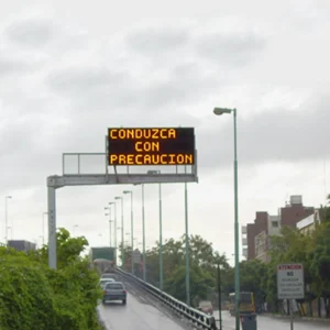 Cartel led vial Multiled letrero de mensaje variable bandera en autopista para prevención y señalización de tránsito