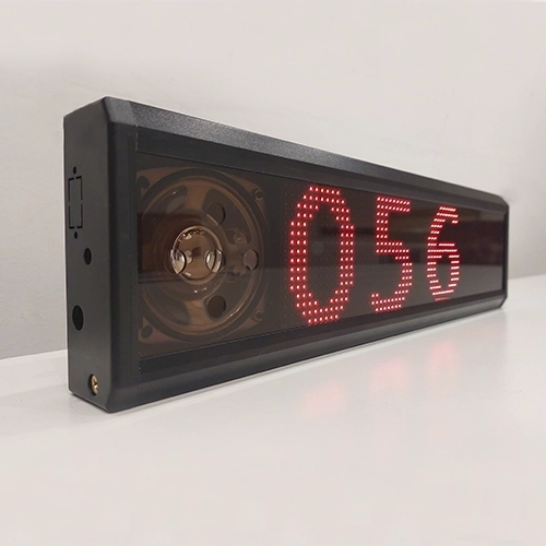 Turnero Multiled inalámbrico con 3 dígitos con indicador sonoro para ordenar la espera y coordinar entrega de pedidos