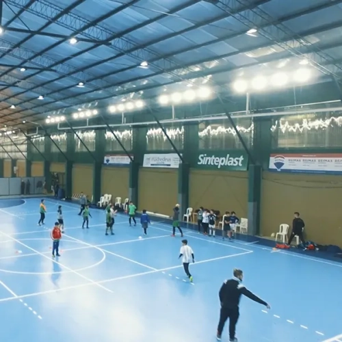 Iluminación en estadio