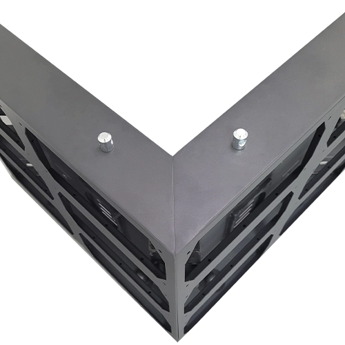 módulo de pantalla multiled ultradelgada outdoor en ángulo recto