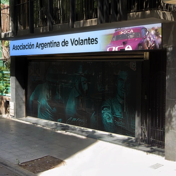 Pantalla frontal Multiled Ultradelgada outdoor en asociación argentina de volantes